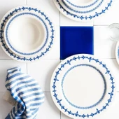 Porser Blue Orbit 24 Parça Yemek Takımı - 2