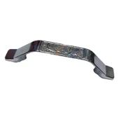 Dekoratif Zamak Kulp İçten - 64mm, Nikel, 1 Adet - 1