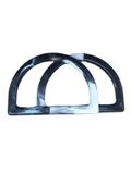 Çanta Sapı D Model Siyah-Beyaz 12,5 cm - 1