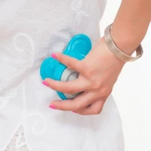 MERGEN STORE USB Şarjlı Mini Çok Fonksiyonlu Üçgen Şekilli Titreşimli Mini Masaj Aleti - 2