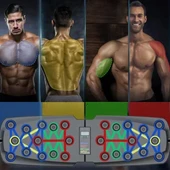 BUFFER® Otomatik Sayımlı Katlanabilir İpli Şınav Fitness Tahtası thumbnail 2