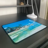BUFFER® 25x32 cm Küçük Boy Mouse Pad Manzara Ada - 2