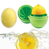 MERGEN STORE Hazneli Kapaklı Hijyenik Pratik Kolay Limon Sıkacağı Aparatı - 2