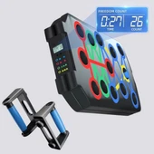 BUFFER® Otomatik Sayımlı Katlanabilir İpli Şınav Fitness Tahtası thumbnail 4