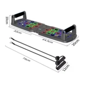 BUFFER® Otomatik Sayımlı Katlanabilir İpli Şınav Fitness Tahtası thumbnail 5