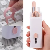 MERGEN STORE Çok Fonksiyonlu TV Bilgisayar Ekranı Kulaklık Fırçalı Spreyli Elektronik Temizlik Seti - 2
