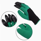 MERGEN STORE Toprak Kazma Ekme Çapalama İçin Korumalı Bahçe Bahçivan Eldiveni - 8