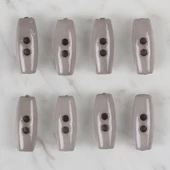 Loren Crafts gri 8 li çoban düğmesi - 61 thumbnail 2