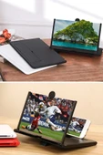 MERGEN STORE Telefon ve Tablet Ekran Büyütücü Aparat Kırmızı - 6