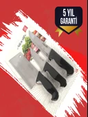 Atlantik Satırlı Bıçak Seti 3'lü - 5 Yıl Garantili - 1