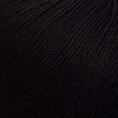La Mia Lux Mercerized Cotton Siyah El Örgü İpi - 1 - 33741 thumbnail 2