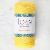 Loren Macrame Sarı El Örgü İpi - RM 055 - 34330 thumbnail 1