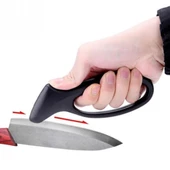 BUFFER® Kolay Tutuş Saplı Paslanmaz Çelik Manuel Bıçak Bileme Aleti - 3