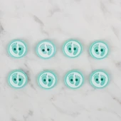 Loren Crafts yeşil 8 li ayak izi düğme - 442 thumbnail 2