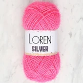 Loren Silver Koyu Pembe El Örgü İpi - RS0016 - 34076 thumbnail 1