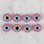 Loren Crafts pembe 8 li nazar boncuğu düğme - 168 - 2