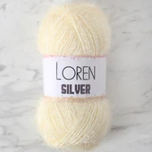 LOREN SILVER KREM EL ÖRGÜ İPİ - RS0065 - 34071 thumbnail 1