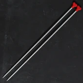 ADDI KALPLİ 5MM 40CM KLASİK ALÜMİNYUM ÖRGÜ ŞİŞİ - - 2