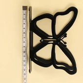 Loren Home Kelebek Siyah Metal Peçetelik - 4