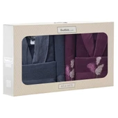 Özdilek Golden Palm Antrasit-Mürdüm Aile Seti - 1