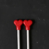 ADDI KALPLİ 5MM 40CM KLASİK ALÜMİNYUM ÖRGÜ ŞİŞİ - - 3