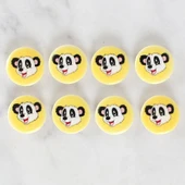 Loren Crafts 8'li Panda Düğme - 1060 thumbnail 2