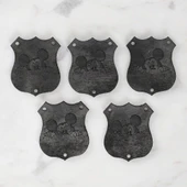 Loren Crafts Figürlü Deri Arma 5 Adet - 1576 - 1