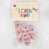 Loren Crafts 8'li Fok Düğme - 1037 - 1