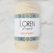Loren Macrame Krem El Örgü İpi - RM 016 thumbnail 1
