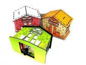 Money Bank Ahşap Tip Box Bahşiş Kutusu Kumbara - 1