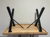 BİG GARDEN METAL X AYAK KALIN METAL AYAK KÜTÜK MASA AYAĞI - 4
