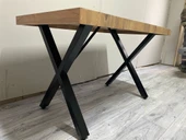 BİG GARDEN METAL X AYAK KALIN METAL AYAK KÜTÜK MASA AYAĞI - 1