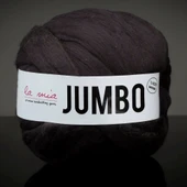 La Mia Jumbo Siyah Dev Yün El Örgü İpi - J8 thumbnail 1