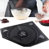 MERGEN STORE Silikon Çok Amaçlı Geniş Hamur Matı Hamur Açma Matı 40*50 cm - 2
