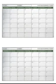 MERGEN STORE Manyetik Yapışkanlı Bir Aylık Program Planlayıcı Takvim 85x56 cm - 7