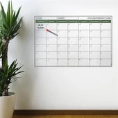 MERGEN STORE Manyetik Yapışkanlı Bir Aylık Program Planlayıcı Takvim 85x56 cm - 1