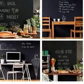 MERGEN STORE Sticker Rulo Yapışkanlı Çocuk Yazı Yazma Tahtası Yazı Yazma Sticker - 8