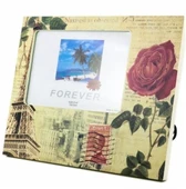 MERGEN STORE Decotown Dekoratif Desenli Çerçeve Gül Motifli Fotoğraf Çerçevesi - 2