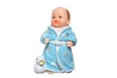 MERGEN STORE Decotown Hediyelik Sevimli Mavi Bebek Biblo Polyester Süs Eşyası - 1