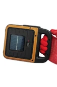 MERGEN STORE Taşınabilir 4 Farklı Fonksiyonlu Güneş Enerjili ve USB ile Şarj Olabilen Portatif Led Işıldak HS-8020 - 6