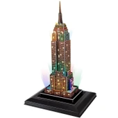 Cubic Fun 3D 38 Parça Puzzle Empire State Binası ABD Led Işıklı - 3