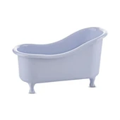 MERGEN STORE Dekoratif Mini Küvet Şeklinde Çok Amaçlı  Banyo Düzenleyici Sepet - 4