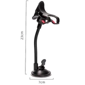 BUFFER® Akrobat Cama Sabitlenen Güçlü Vakumlu 360 Derece Dönen Tüm Modellere Uyan Oto Telefon Tutucu - 4