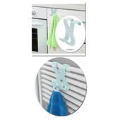 MERGEN STORE Mutfak Banyo Dolap Kapağına Takılan Meta Havlu Askılığı Aparatı - 8