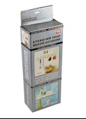 MERGEN STORE Askılı Raf Çok Fonksiyonlu Mutfak Banyo Tuvalet Tutacak ve Raf - 2