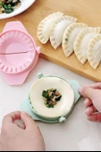 MERGEN STORE 3lü Çiğ börek kurabiye Hamur İşi Ravioli Kesme Kalıbı Aparatı - 8