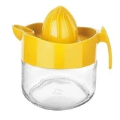 MERGEN STORE 300ml Cam Hazneli Pratik Limon Narenciye Sıkacağı KC-405 - 4