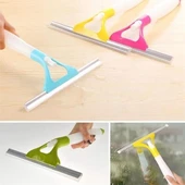 MERGEN STORE Pratik Spreyli Cam Sil Pencere Ayna Tezgah Duşakabin Temizleyici Püskürtmeli Silme Aparatı - 7