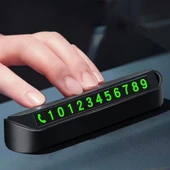 MERGEN STORE Pratik Fosforlu Telefon Numarası Yamzak İçin Araç İçi Oto Numaratör Numaralık - 4