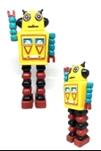 MERGEN STORE Decotown Nostaljik Sevimli Uzaylı Robot Şeklinde Figür Biblo - 3